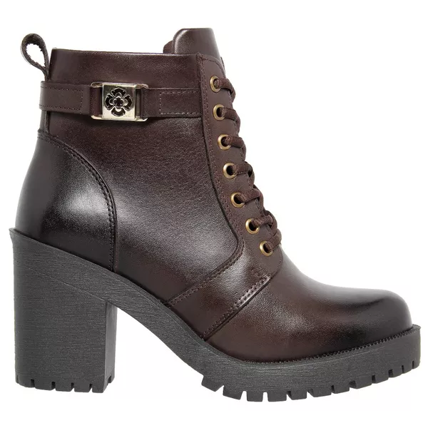 BOTA FEMININA CADARÇO CAFÉ