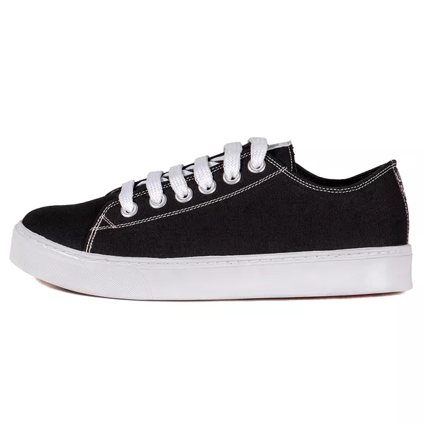 TÊNIS FEMININO CHOSEN LONA PRETO