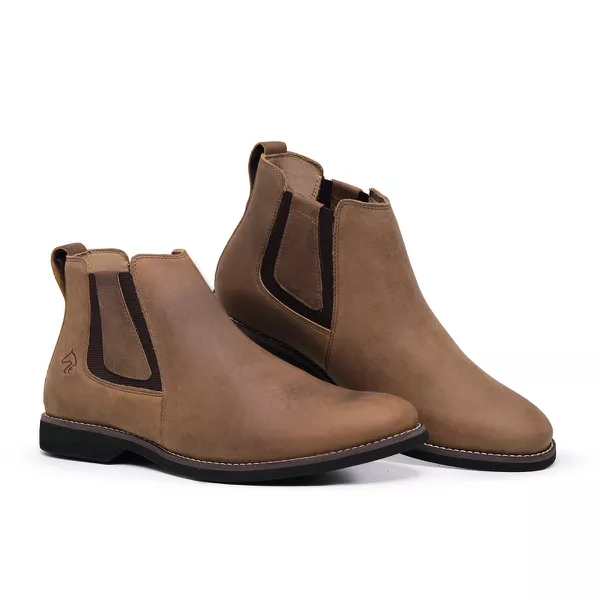 Botina 7002 - Crazy Horse Tabaco | ZEBOTINA
