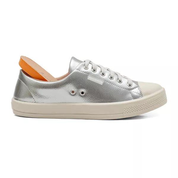 Tênis Feminino Prateado Napoli | ZOCCOLETTE