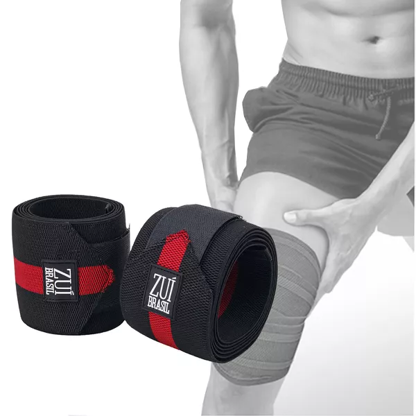 Faixa Para Joelho Strap Academia Elástico Pra Treino Musculo | ZUÍ