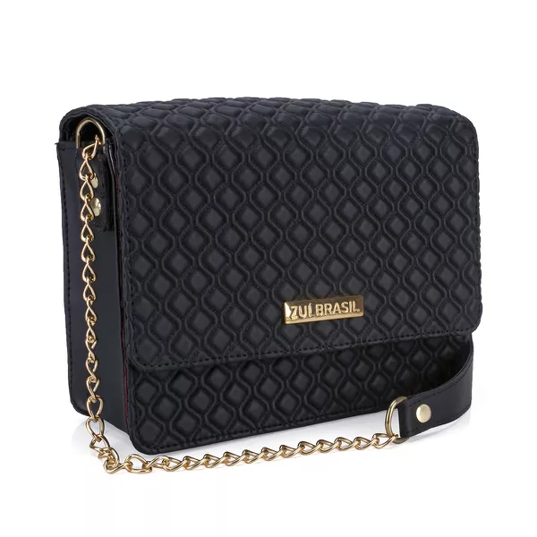 Bolsa Feminina Pequena Petit Alça De Corrente Preta - Zuí Brasil