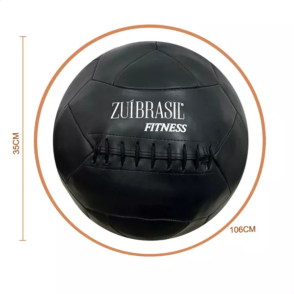 Bola Medicinal Wall Ball 6kg Crossfit Training Zuí Brasil | ZUÍ BRASIL