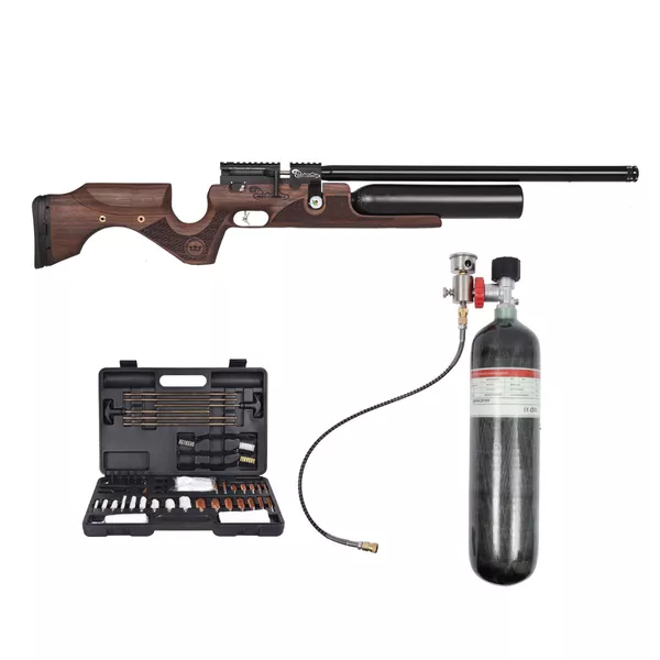 Kral Arms Puncher Big Horn 5.5mm + Kit Limpeza 62pçs + Scuba 3l