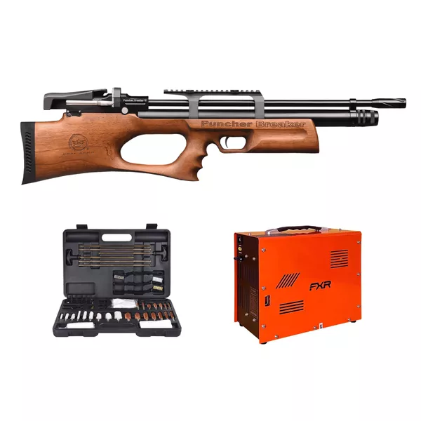 Combo Kral Arms Puncher Breaker W 5.5mm + Kit Limpeza 62pçs +