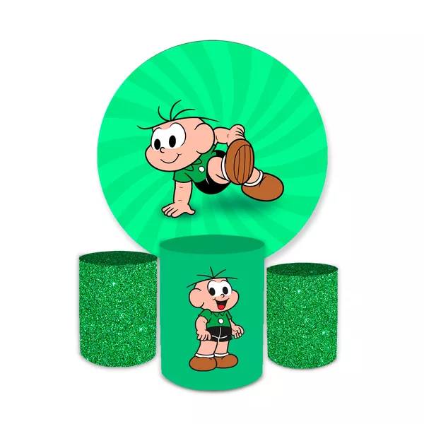 Kit Capa Painel + Trio Cilindros Cebolinha 02 - Barato Do Dia