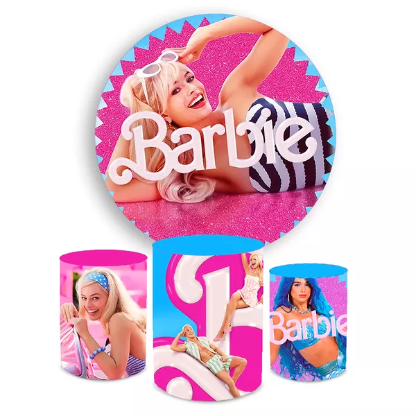 Kit Capa Painel + Trio Cilindros Barbie Filme