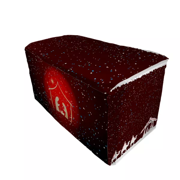 Capa Mesa Tecido Premium Sublimado Veste Fácil 0,70x1,40 Tema Natal Data Especial Natalino Santa Claus Merry Christmas