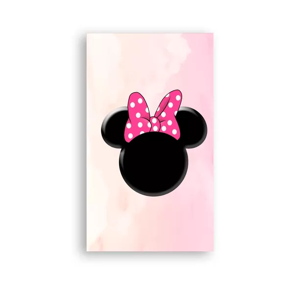 Capa Painel Retangular 1,0x2,0mts Decorativo Tema Minnie Decoração Festa Infantil