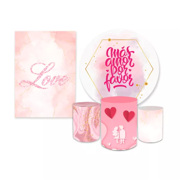 Kit Casadinho Tema Dia Dos Namorados Mais Amor Por Favor