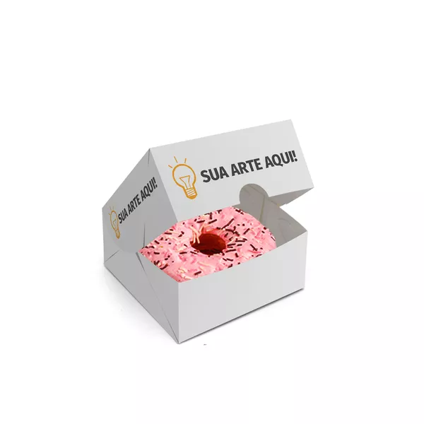 CAIXA DONUTS 1 UND PERSONALIZADO