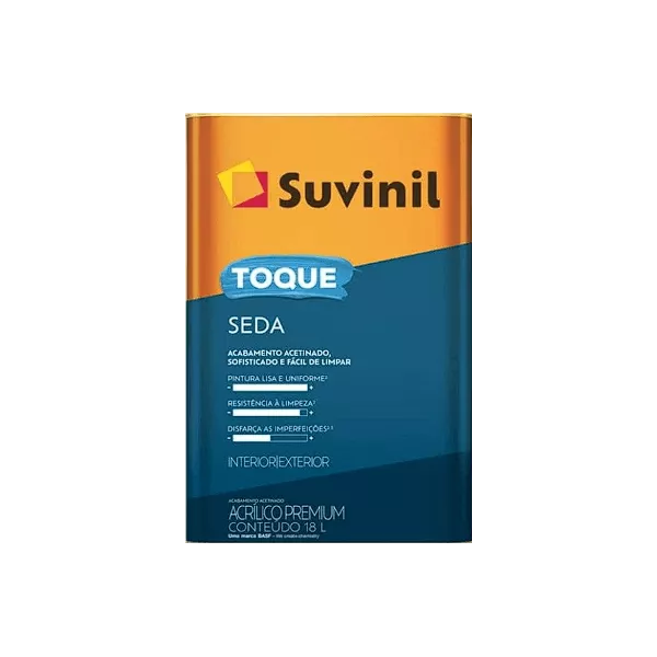 Tinta Acrílica Toque de Seda Branco Suvinil 18 litros