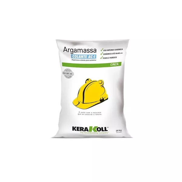 ARGAMASSA AC I CINZA 20 KG KERAKOLL