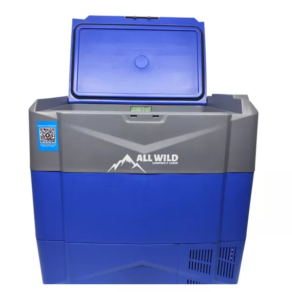 Geladeira Portátil Azul All Wild D55 lts Quadrivolt 110/220v - 12