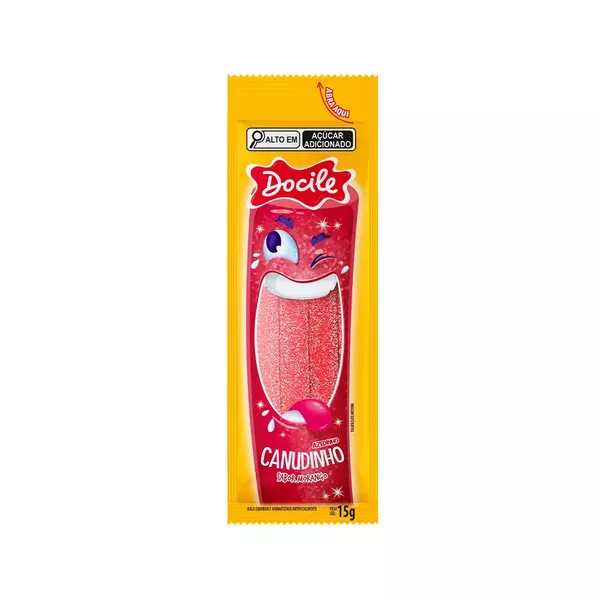 Regaliz Canudinho Super Azedinhos 15g Docile | CHOKDOCE
