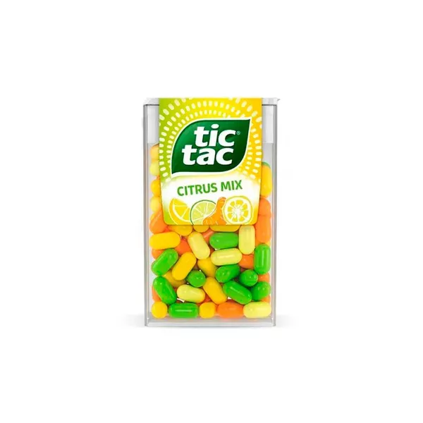 Pastilhas Tic Tac Citrus Mix 16g - Mix de Sabores Cítricos | CHOKDOCE