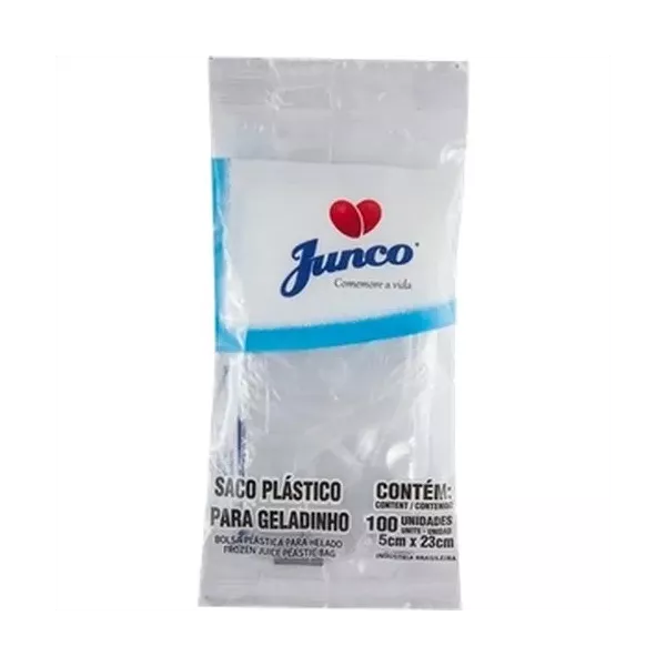 SAQUINHO P GELADINHO 5X23 C/100 JUNCO - 640879 - CHOKDOCE