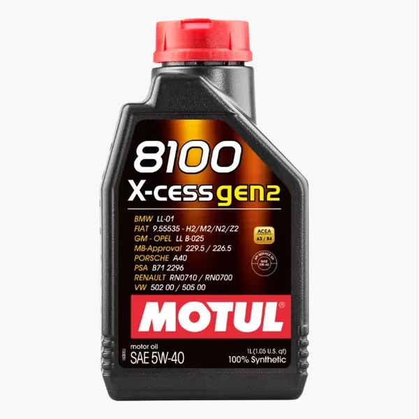 Oleo Motul 8100 X-Cess Gen2 5W-40 1L. | Haustech Motorsports