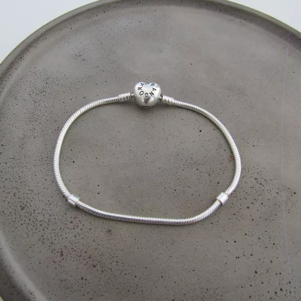 Pandora Fecho Coracao Fio Rigido Espasador Fixo 16 Cm