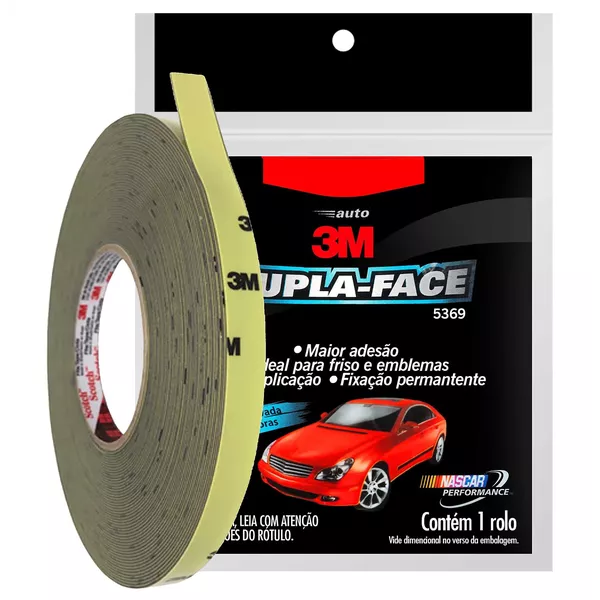 Fita Dupla Face Transparente 12mm x 20m 4910 VHB - 3M | CONSTRUTINTAS