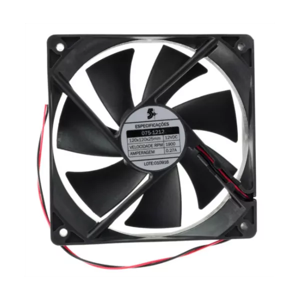 Ventoinha Cooler 120 X 120 X 25MM – 12V