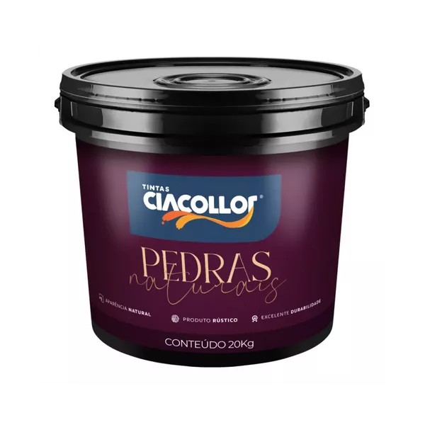 TEXTURA PEDRAS NATURAIS ITABIRA 20KG