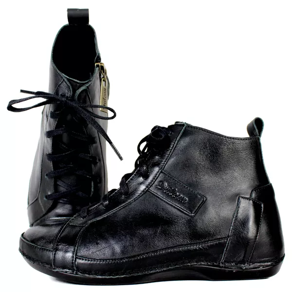 Bota Ortopédica Feminina em Couro Legítimo com Palmilha Gel