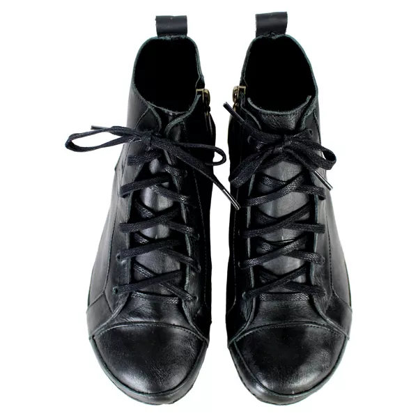 Bota Ortopédica Feminina em Couro Legítimo com Palmilha Gel