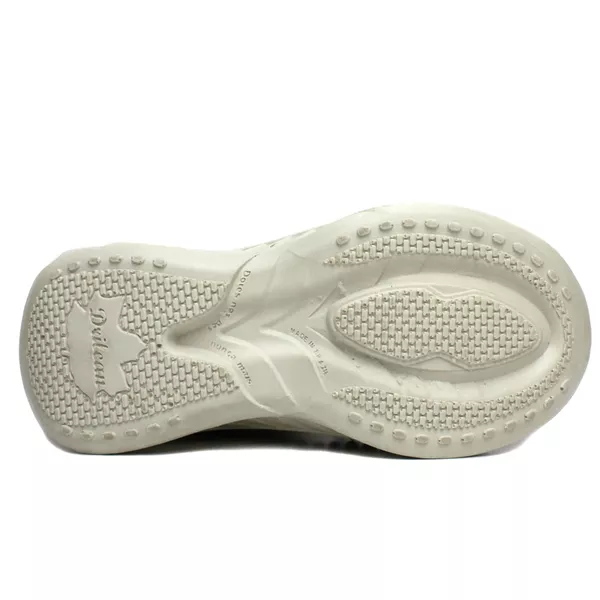 Tênis Feminino em Couro Legítimo com Palmilha em Gel - Branco
