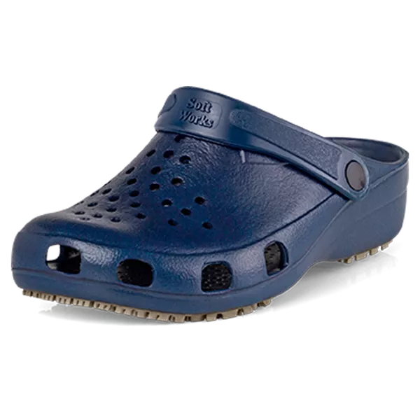 Babuche Antiderrapante BB31 Azul Marinho Soft works 