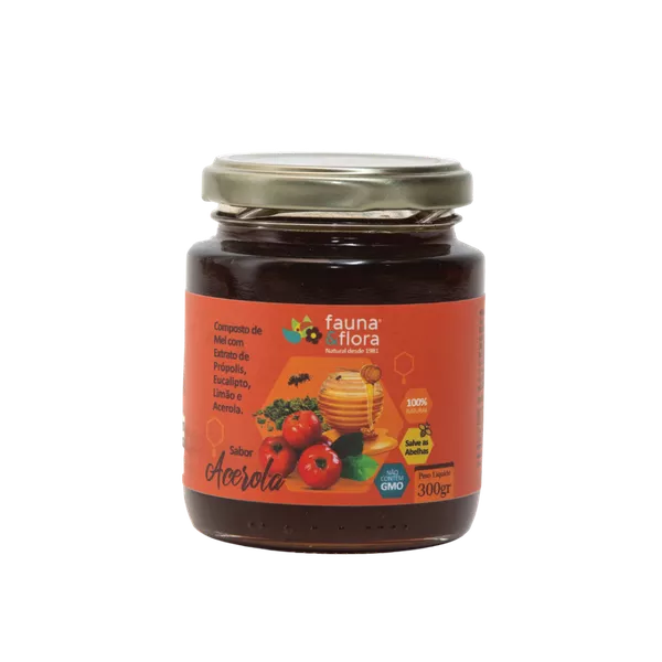Mel com Própolis, Eucalipto, Limão e Acerola 300g