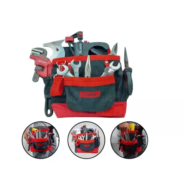 Bolsa Cinto Porta Ferramentas C/7 Bolsos MTX 902419 | FERTEK