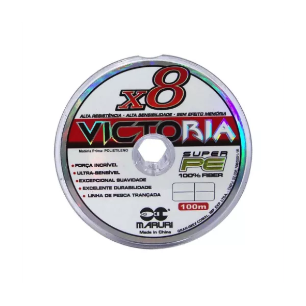Linha Multifilamento Maruri Victoria Super PE 8X 100m | Focanapesca
