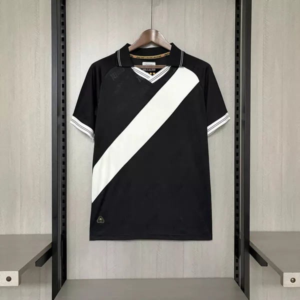 Camisa Vasco Home I 25/26 - Preta - Torcedor Mascu...