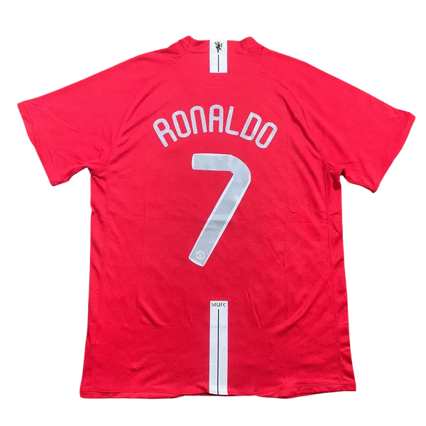 Camisa Retrô Manchester United Home I Cristiano Ronaldo 7 - 2007