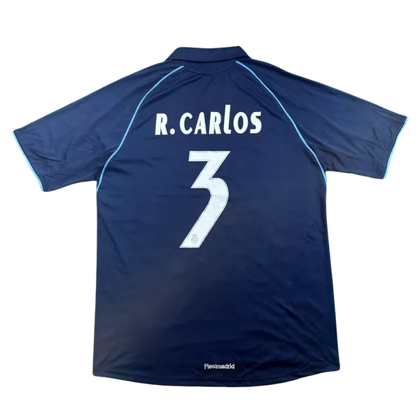 Camisa Retrô Real Madrid Away II R. CARLOS 3 - 2005-06