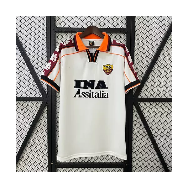 Camisa Roma Retrô Home I 1998 - Vinho - Masculina | FUTCAMISA