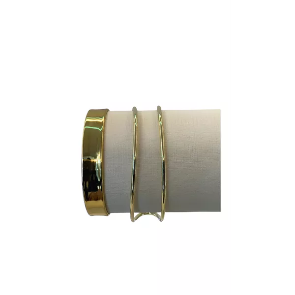 Bracelete Design Semijoia Ouro
