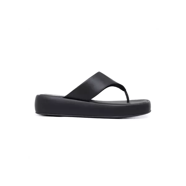 Sandália Flatform Feminina Bia Preta - Hella Shoes
