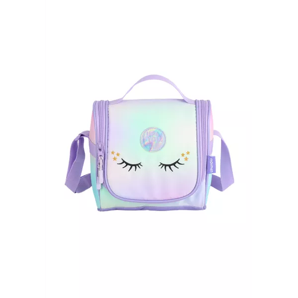 Lancheira Térmica Infantil Feminina Unicórnio Violeta Up4you - Luxcel