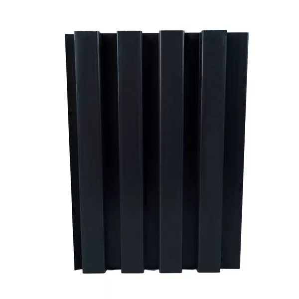 PAINEL RIPADO PREMIUM EM PVC PRETO 2,85M - Joiplastic