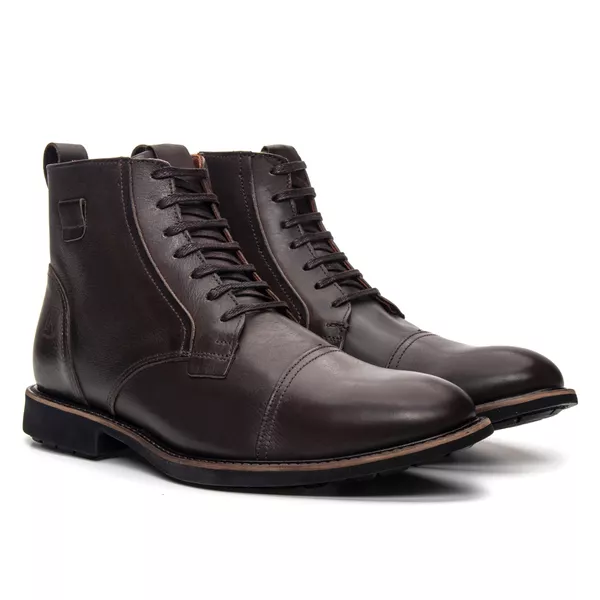 Coturno Conforto Bronco Café - Don Matuto | Botinas Premium