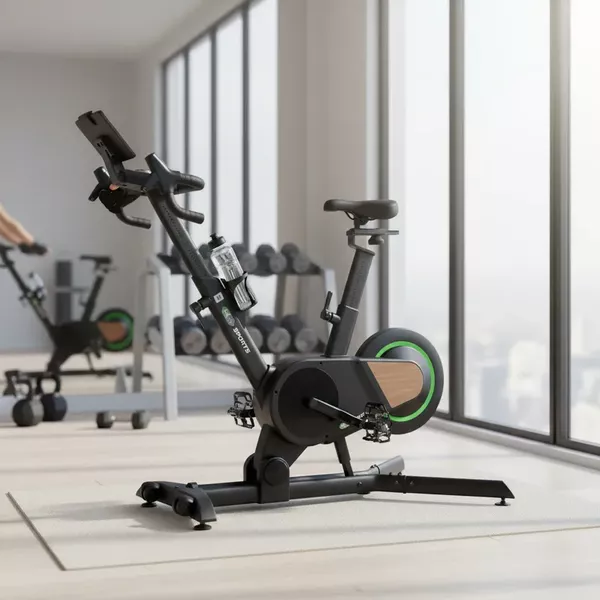 Bicicleta Spinning Ergométrica Inclinação Eletronica KS-ONE