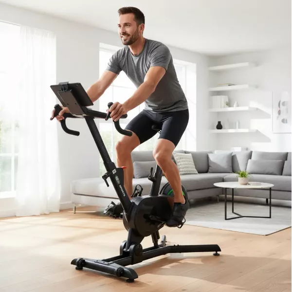 Bicicleta Spinning Ergométrica Inclinação Eletronica KS-ONE