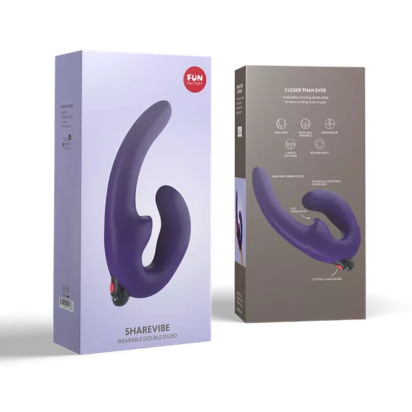 Vibrador Casal StrapLess Sharevibe FunFactory - Recarregável 