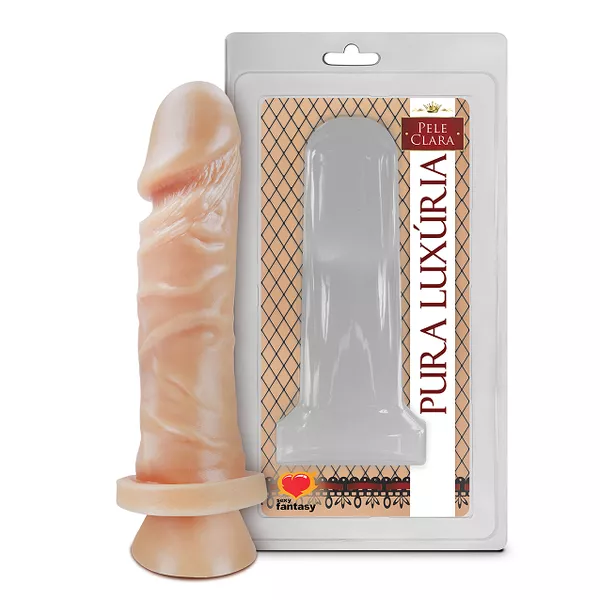 Pênis Real Dildo Realístico Com Ventosa - 15,3cm X 4,5cm
