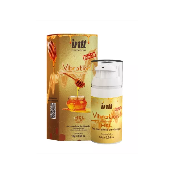 Excitante Unissex Vibration Power Intt - Sabor Mel 17ml