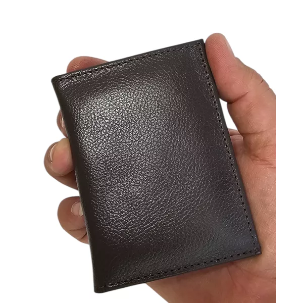 Carteira Masculina 100% Couro Modelo Slim pequena de Bolso