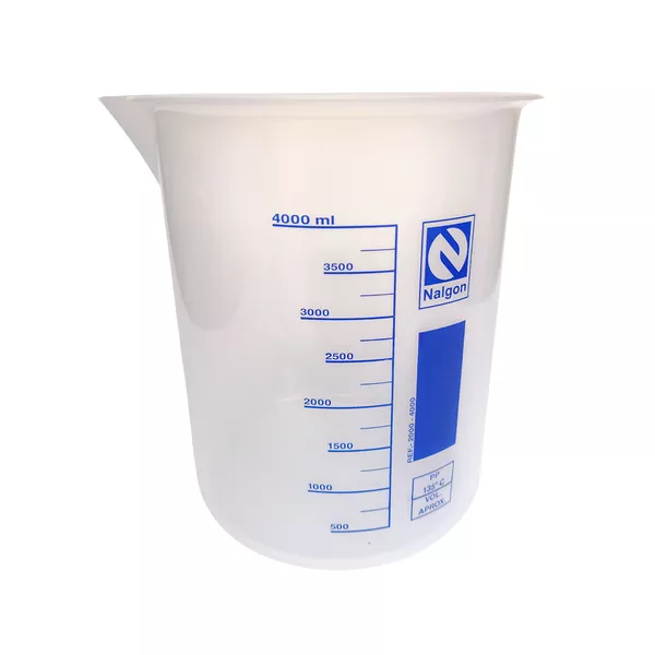 BECKER GRADUADA PLASTICA 4.000ML POLIPROPILENO