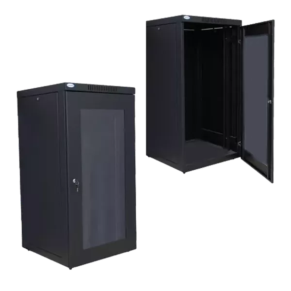 Rack 20U Piso P.G. Preto com Porta 570mm – Ideal para Servidores | Max ...